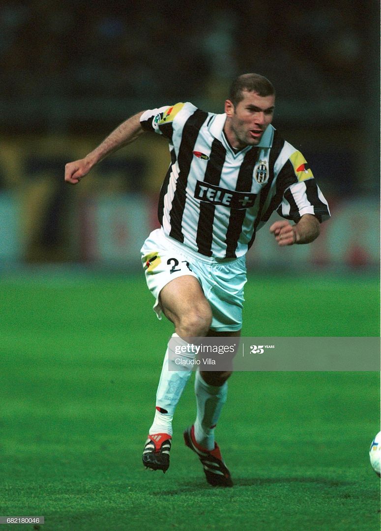 Juventus 00/01 #21 ZIDANE Homekit / 3rd Awaykit Nameset Printing